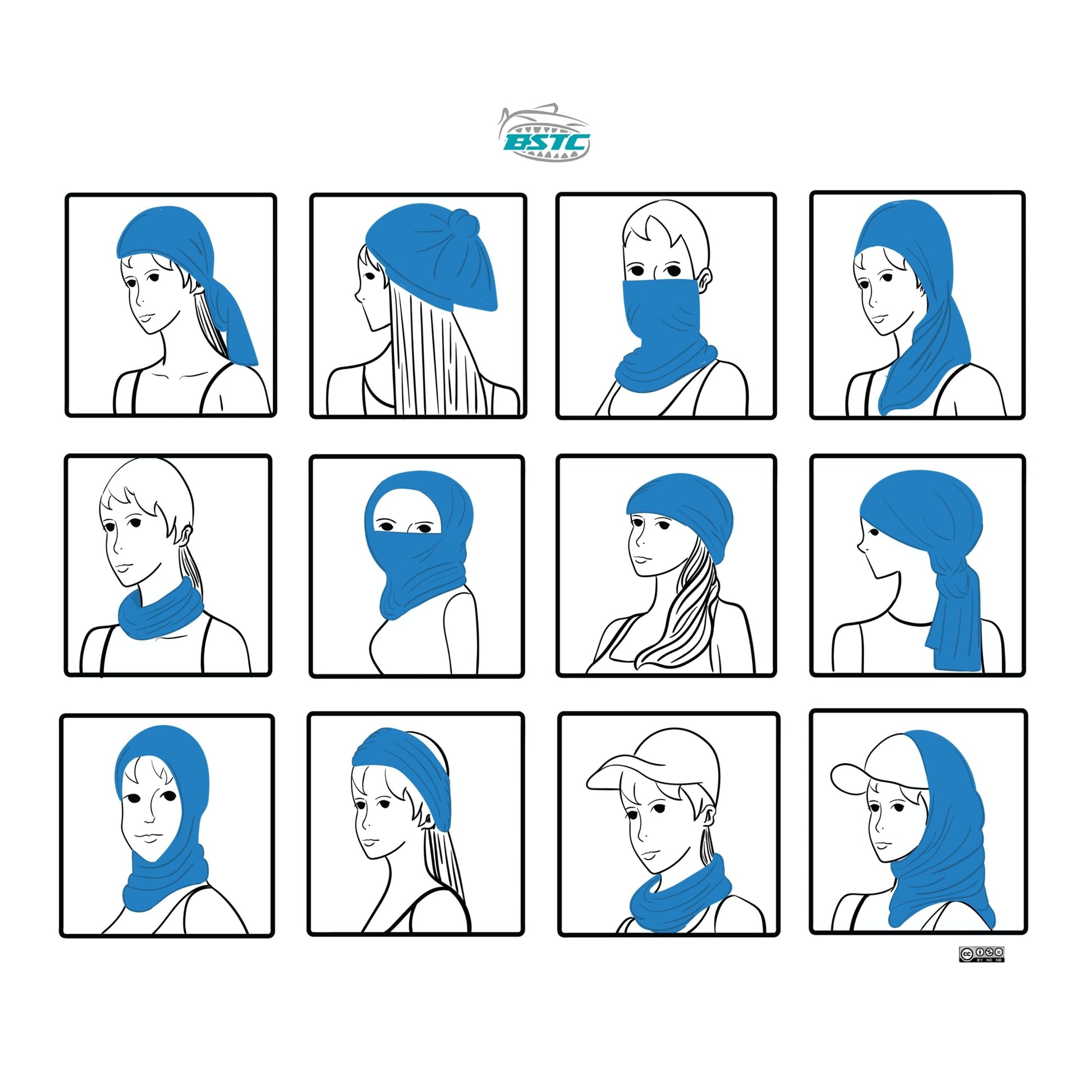 BSTC Head Socks, River Trees-2