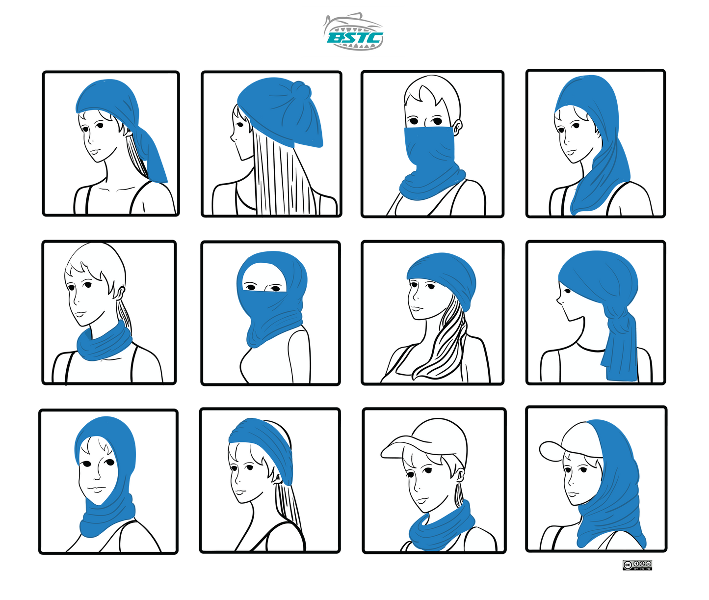 BSTC Head Socks, Deep Red-1