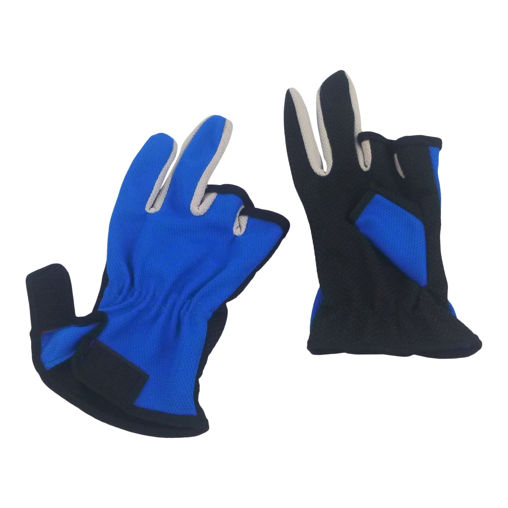 BSTC 3 Finger Gloves, Blue-0